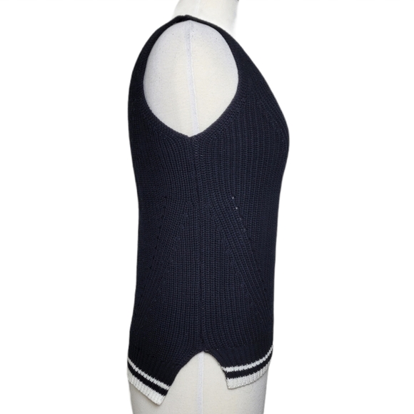 JOHN + JENN NICO IN CAVIAR Sweater Sleeveless - Picture 3 of 7